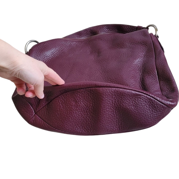 TALBOTS Large Pebbled Leather Shoulder Bag Excellent Condition - Picture 4 of 8